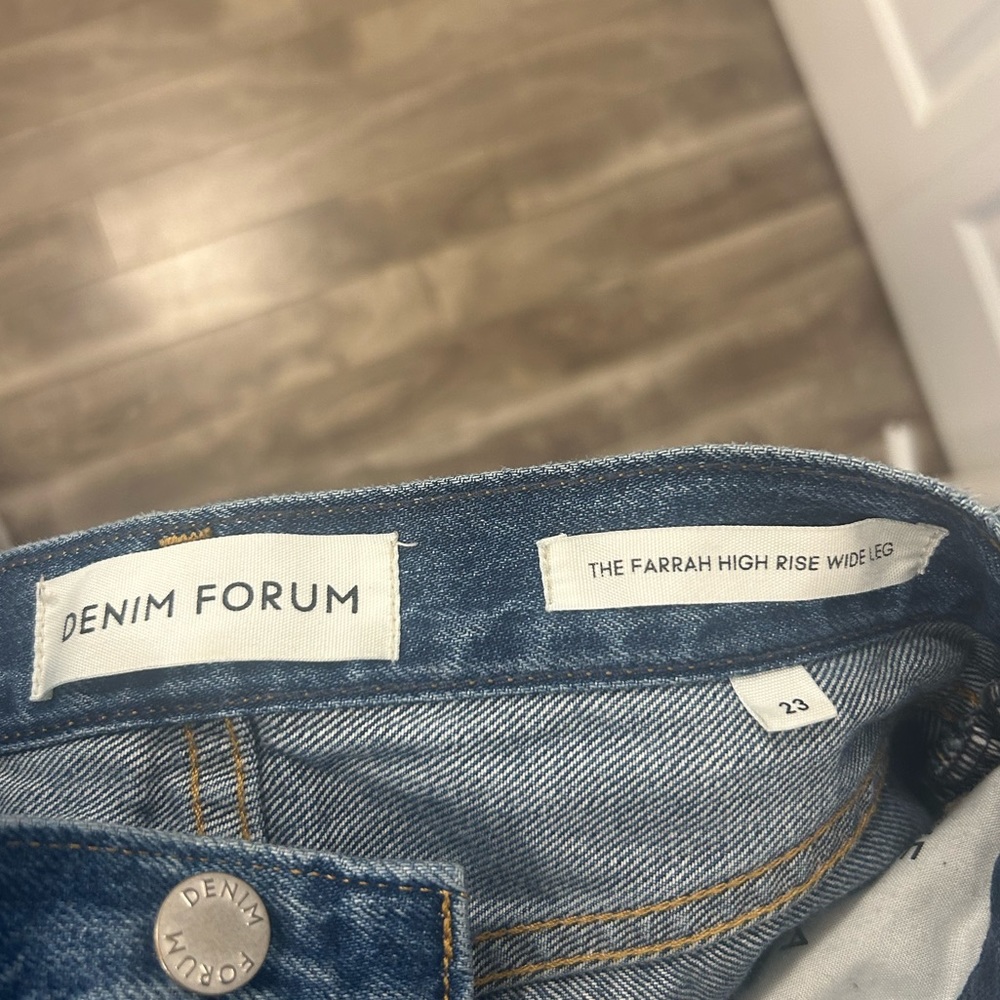 Denim Forum Farrah Wide leg jeans